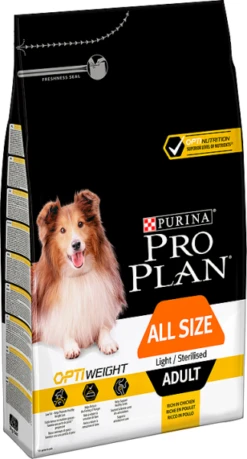 PURINA PRO PLAN PRO PLAN Light Sterilised All Sizes Croquettes Pour Chiens Adultes Riches En Poulet 14kg -ROYAL CANIN Soldes Magasin fre pl PRO PLAN Light Sterilised All Sizes Croquettes pour chiens adultes riches en poulet 14kg 8522 1