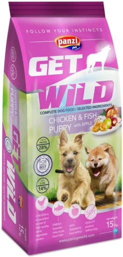 Panzi GetWild PUPPY Poulet&Poisson 15kg