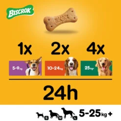Pedigree Biscrok Biscuits Pour Chiens Adultes Sous Forme D'os Avec De L'agneau, Du Poulet Et Du Bœuf 500g X2 -ROYAL CANIN Soldes Magasin fre pl Pedigree Biscrok Biscuits Pour chiens adultes sous forme dos avec de lagneau du poulet et du boeuf 500g x2 30143 4