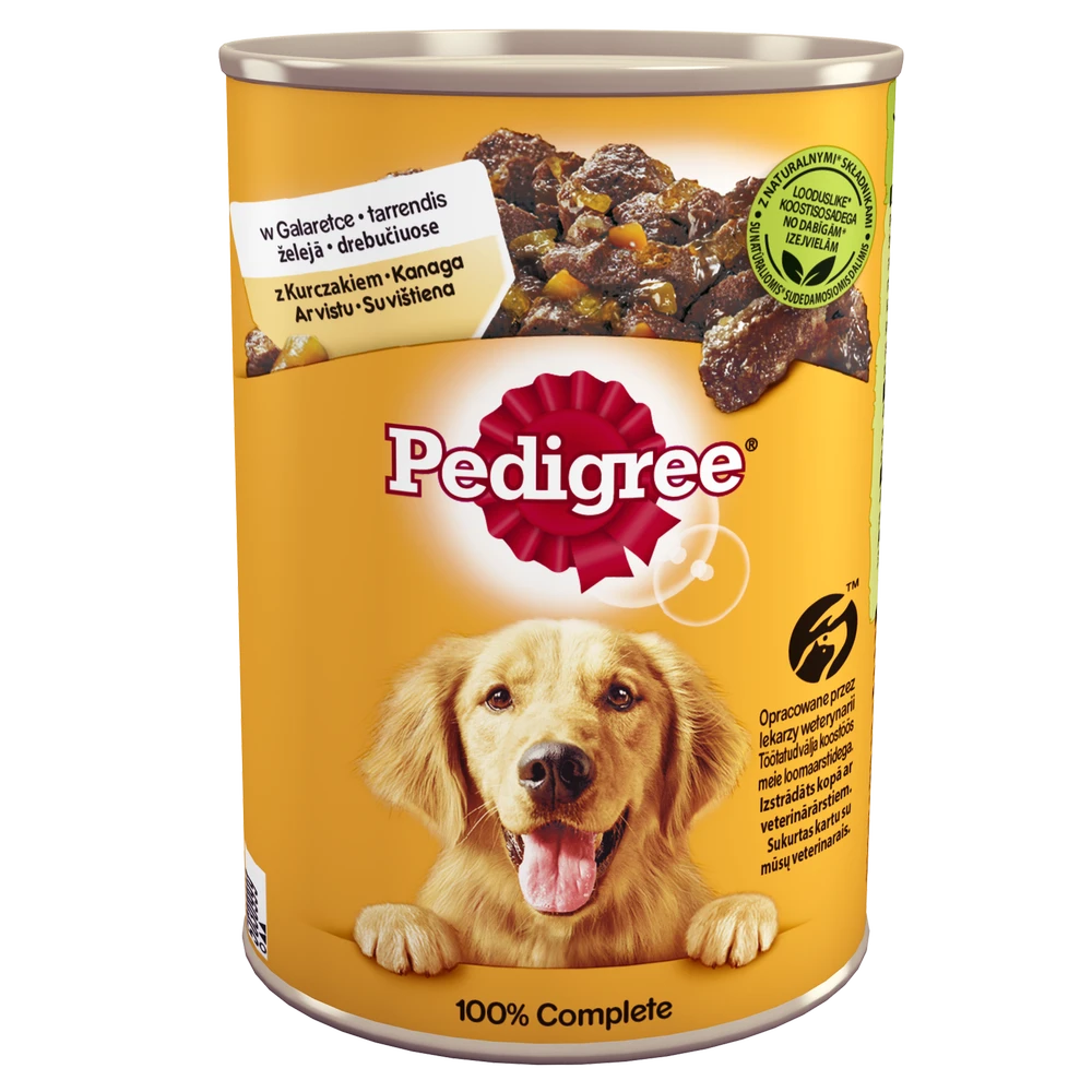 Pedigree Nourriture Humide Pour Chiens Adultes Avec Poulet Et Légumes En Gelée 6 X 400g 7 Pedigree Nourriture Humide Pour Chiens Adultes Avec Poulet Et Légumes En Gelée 6 X 400g – Image 5