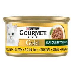 Purina Gourmet GOLD Succulent Delights Avec Du Poulet 85g X24 5 Purina Gourmet GOLD Succulent Delights Avec Du Poulet 85g X24 -ROYAL CANIN Soldes Magasin fre pl Purina Gourmet GOLD Succulent Delights avec du poulet 85g 30307 1