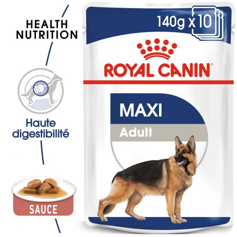 ROYAL CANIN Maxi Adult 10x140g 3 ROYAL CANIN Maxi Adult 10x140g