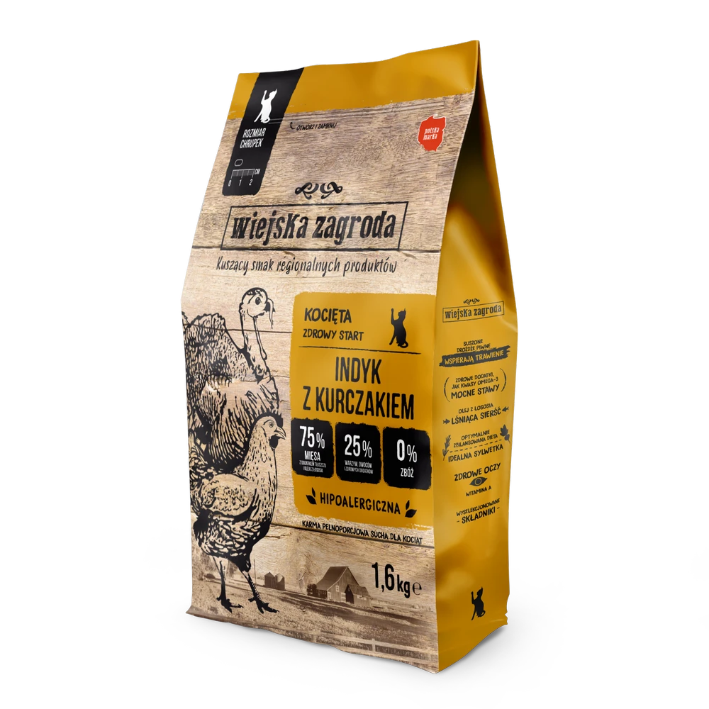 Rural Homestead Dinde Avec Poulet Pour Chatons 1.6kg 3 Rural Homestead Dinde Avec Poulet Pour Chatons 1.6kg