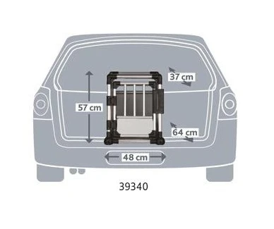 Trixie Transporteur En Aluminium S 48x57x64cm 4 Trixie Transporteur En Aluminium S 48x57x64cm – Image 2