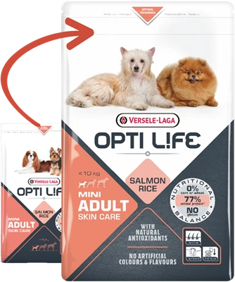 Versele-Laga Opti Life Adult Skin Care Mini Avec Saumon 2.5kg 3 Versele-Laga Opti Life Adult Skin Care Mini Avec Saumon 2.5kg