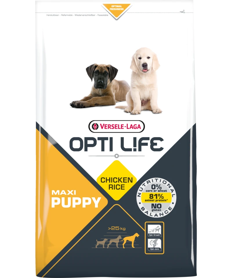 Versele-Laga Opti Life Puppy Maxi Au Poulet 12.5kg 4 Versele-Laga Opti Life Puppy Maxi Au Poulet 12.5kg – Image 2