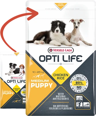 Versele-Laga Opti Life Puppy Medium Au Poulet 12.5kg 3 Versele-Laga Opti Life Puppy Medium Au Poulet 12.5kg