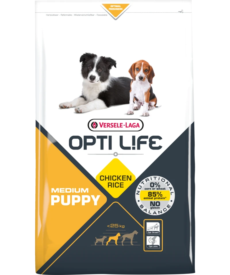 Versele-Laga Opti Life Puppy Medium Au Poulet 12.5kg 4 Versele-Laga Opti Life Puppy Medium Au Poulet 12.5kg – Image 2