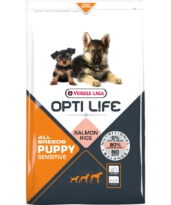 Versele-Laga Opti Life Puppy Sensitive Saumon Au Riz 2.5kg -ROYAL CANIN Soldes Magasin fre pl Versele Laga Opti Life Puppy Sensitive Saumon au riz 2 5kg 8724 2