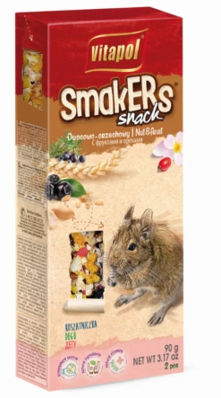 VitapolSmakers Snacks Aux Fruits Et Aux Noix Pour Engoulevents 2pcs
