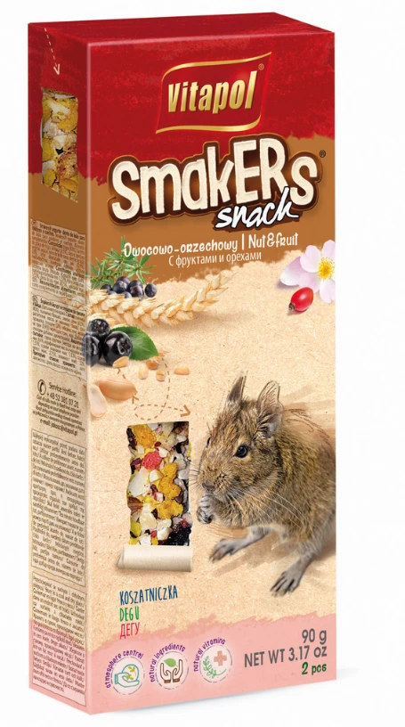VitapolSmakers Snacks Aux Fruits Et Aux Noix Pour Engoulevents 2pcs 3 VitapolSmakers Snacks Aux Fruits Et Aux Noix Pour Engoulevents 2pcs