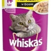 WHISKAS Adulte - Nourriture Humide Pour Chats Avec Du Poulet En Sauce 400g X 12