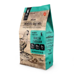 Wiejska Zagroda Poulet Avec Saumon Pour Chatons 1.6kg