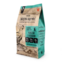 Wiejska Zagroda Poulet Avec Saumon Pour Chatons 5kg