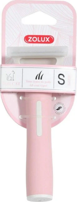 Zolux Anah Super Brosse Pour Chats S Rose Poudré
